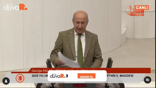 Η Τουρκία θάβει. Ο Γεώργιος Ασλάν ξεθάβει. Ο Γεώργιος Ασλάν θυμίζει.