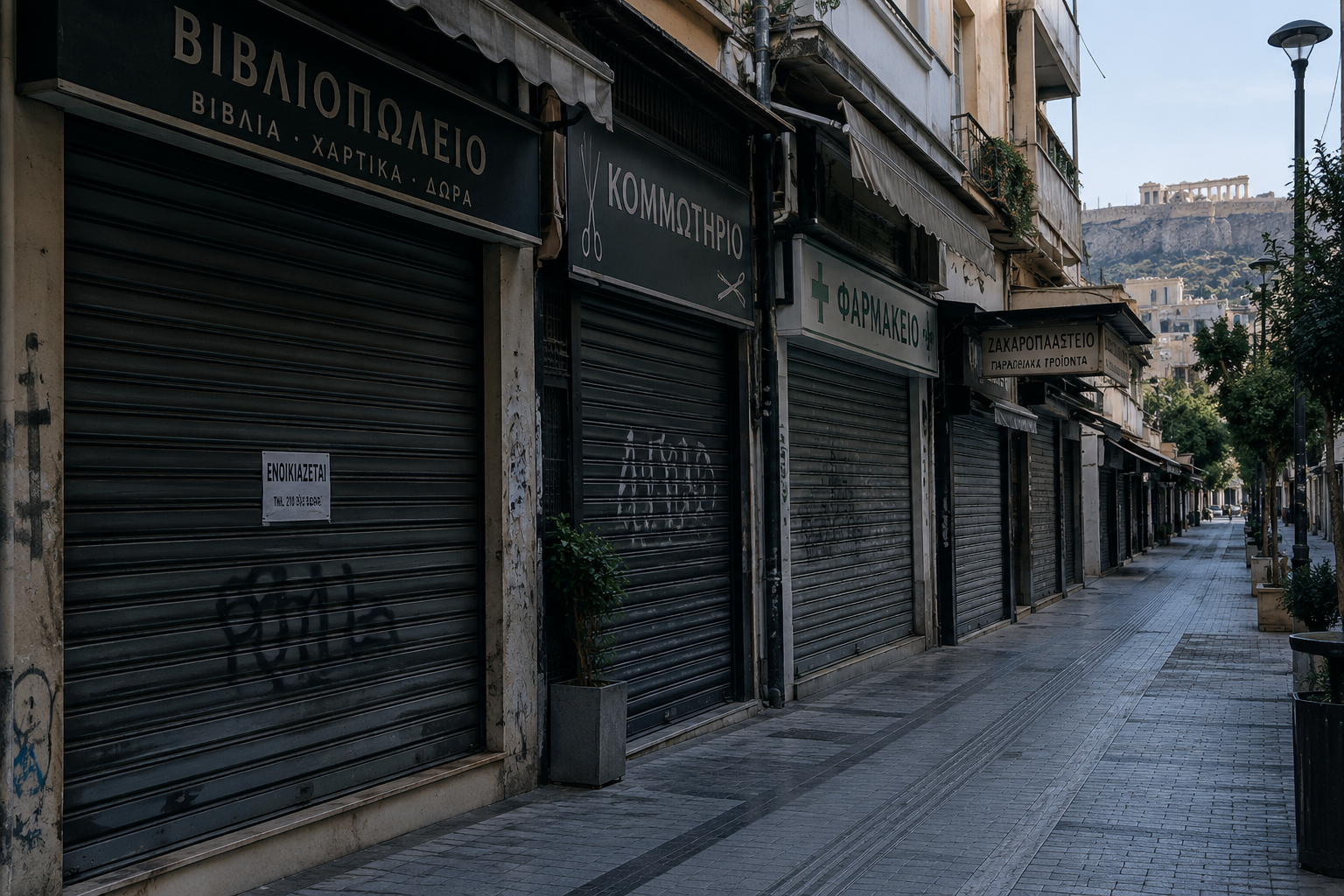 Η κατάρρευση της μεσαίας τάξης και ο θάνατος του εμποράκου & του βιοτέχνη